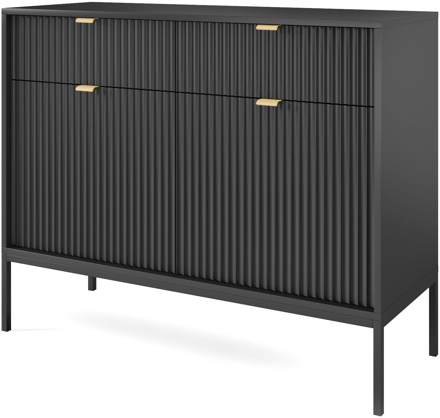 NOVA_21sc_b Μπουφές Nova Ανθρακί 104x39x83cm - Image 1