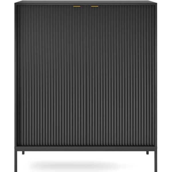 Μπουφές Nova Ανθρακί 104x125x39cm