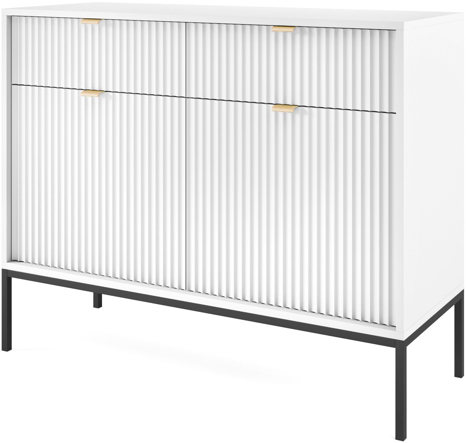 Nova_21SWB Μπουφές Nova Λευκό 104x39x83cm - Image 1