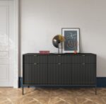 Μπουφές Nova Ανθρακί 154x39x83cm - Image 2