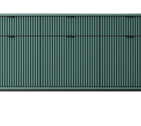 Μπουφές Nova Πράσινο + Ανθρακί 154x83x39cm