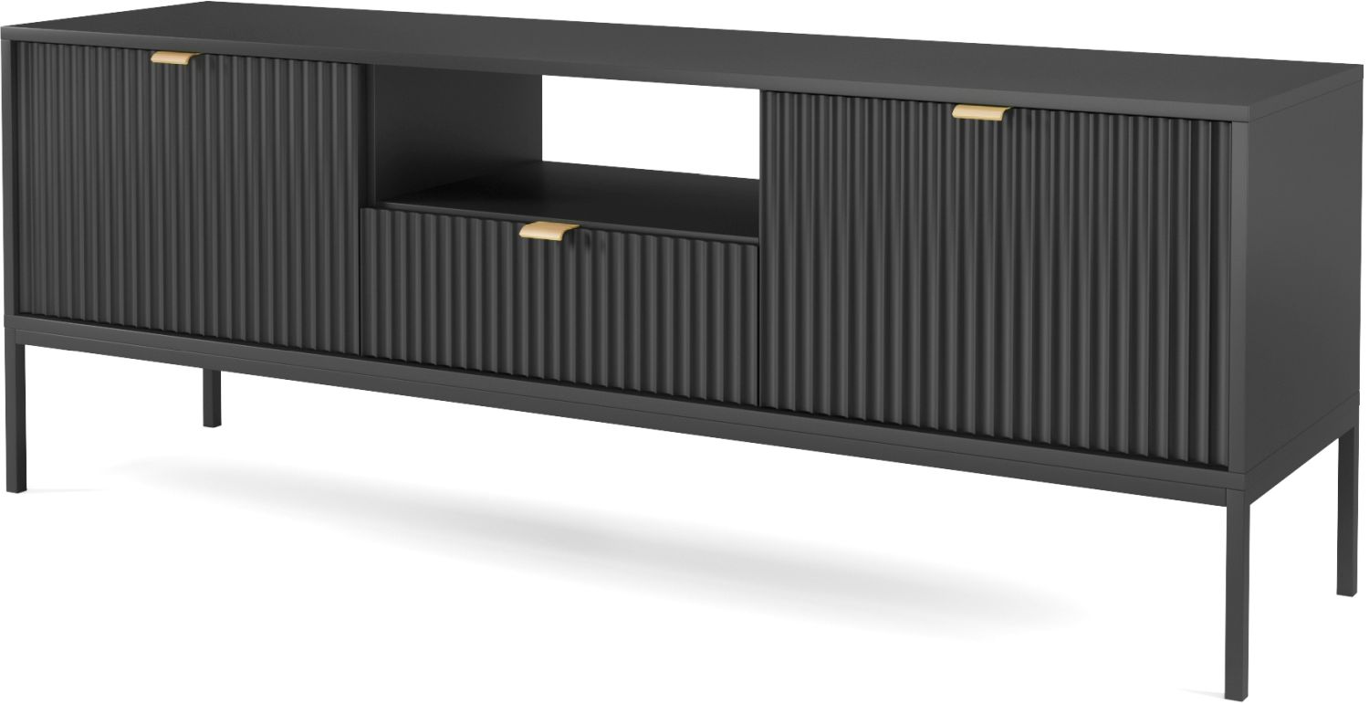 Nova_TV_C_B Έπιπλο τηλεόρασης Nova Ανθρακί 154x39x56cm - Image 1