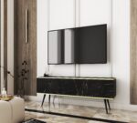 Έπιπλο τηλεόρασης ORO Μάρμαρο 135x53x32cm