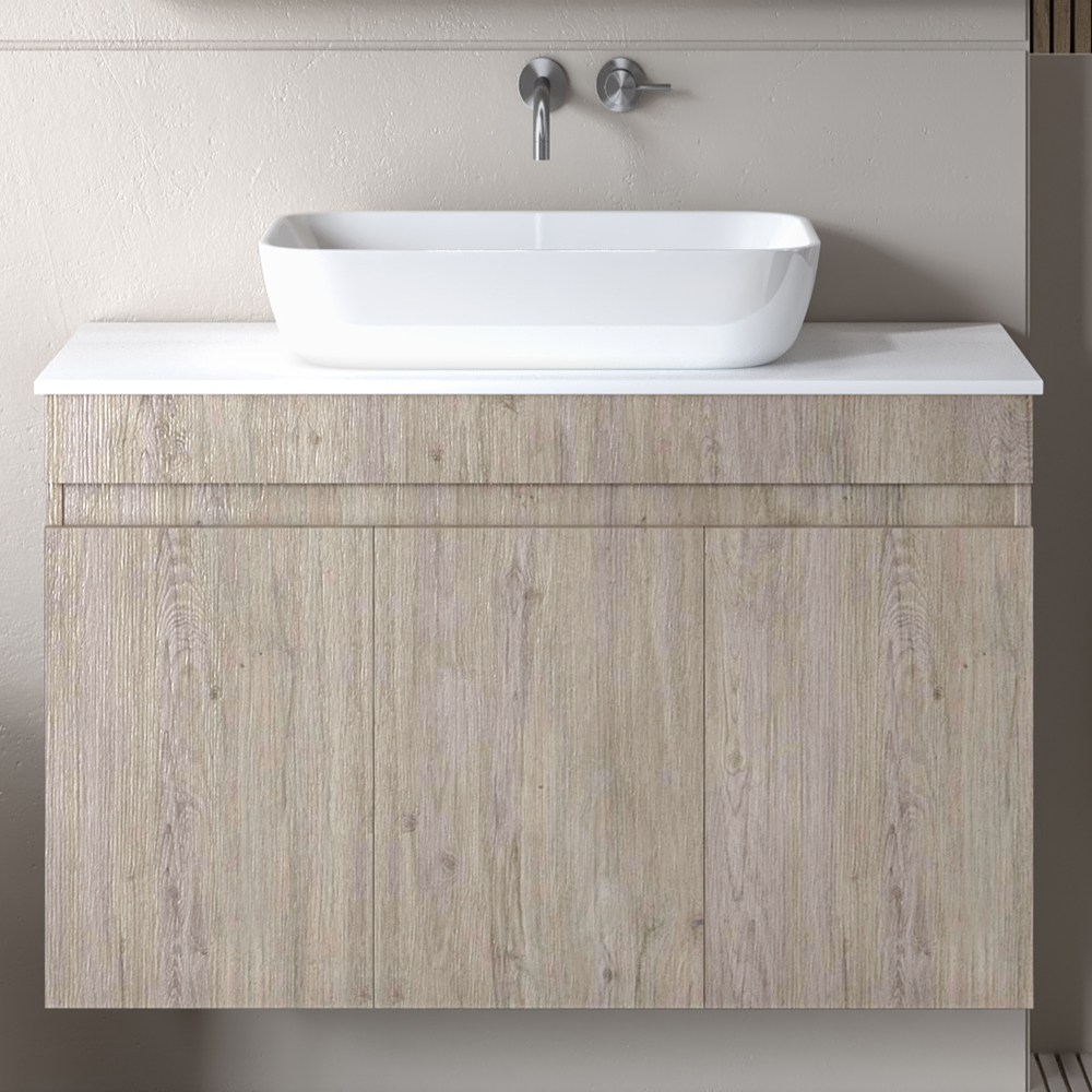Omega_Beige_oak_100-1 ΣΕΤ ΠΑΓΚΟΥ OMEGA TOP 100cm χρ.BEIGE OAK S3BOMT100BO - Image 1