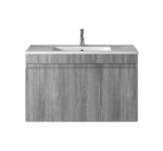 Πάγκος OMEGA GREY OAK 75 S3BOM075GO0 72x44x60, Νιπτήρας 75x45