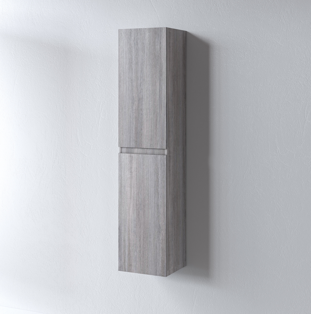 Omega_Grey_stili Στήλη OMEGA GREY OAK 35 3COM035GO0 κρεμαστή 35x32x160 με δύο πόρτες - Image 1