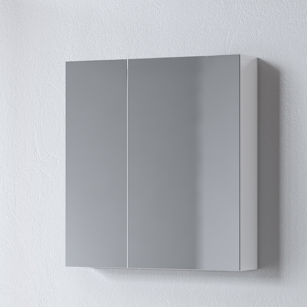Omega_white_mirror_60 Καθρέφτης OMEGA WHITE 75 3MOM075GL0W με ντουλάπια 73x14x65cm - Image 1