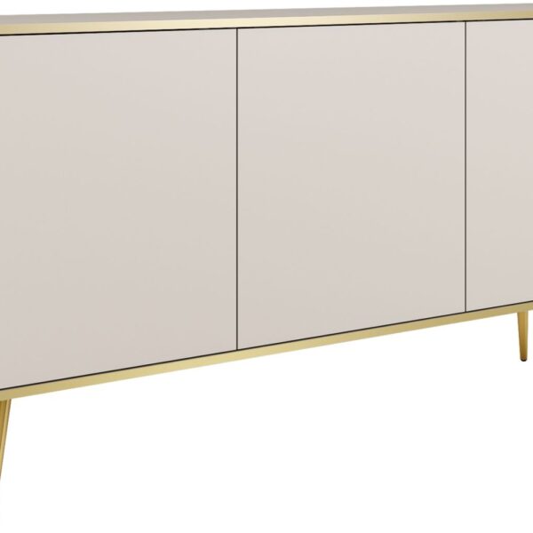Μπουφές Oro Μπεζ με χρυσά πόδια 160x85x39cm