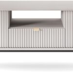 Έπιπλο τηλεόρασης Nova Γκρι + Μαύρο 154x39x56cm