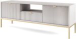 Έπιπλο τηλεόρασης Nova Γκρι + Χρυσό 154x39x56cm