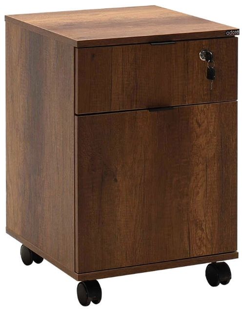 RKM-311-OO-1 Συρταριέρα γραφείου RKM-311-OO Rio καρυδί 41x61x45cm - Image 1