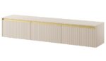 Έπιπλο τηλεόρασης Royal επιτοίχιο Μπεζ 181x36x39cm