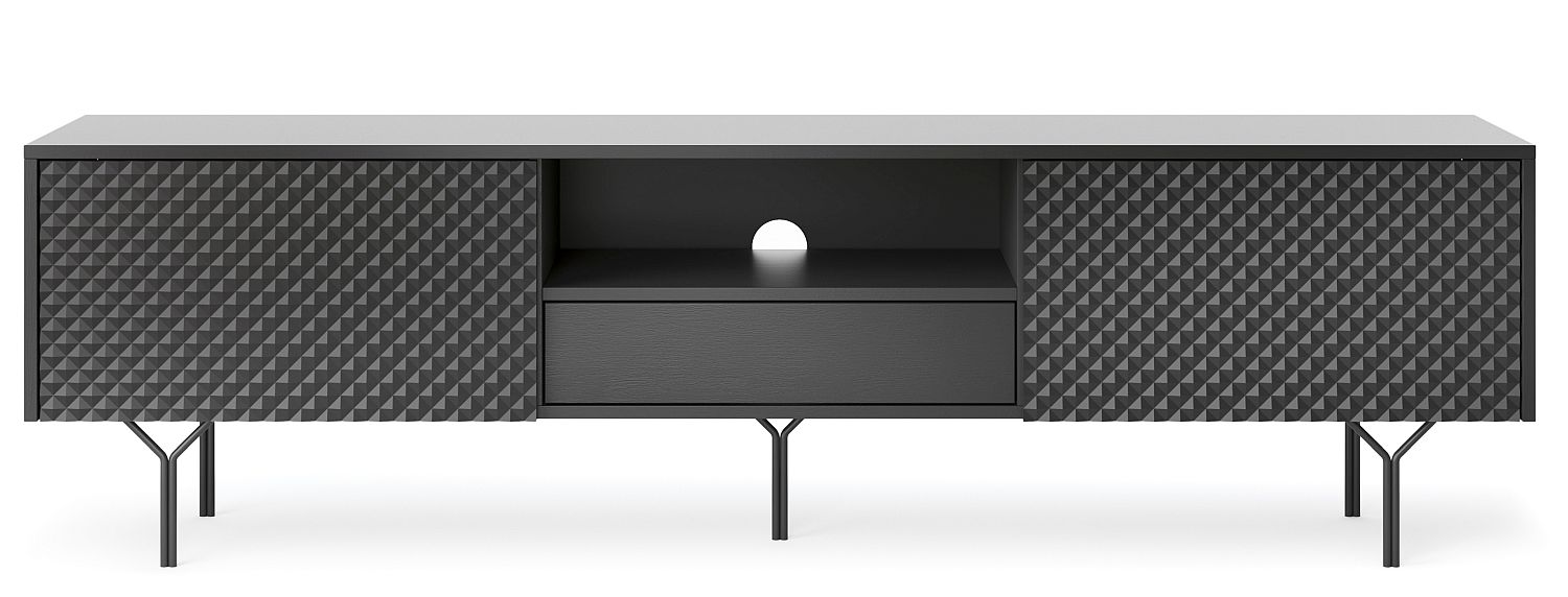 Raven_TV_b Έπιπλο τηλεόρασης Raven Ανθρακί 180x38x51cm - Image 1
