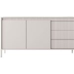 Μπουφές Senso με συρτάρια μπεζ 153x81x40cm