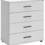 Συρταριέρα SFN-604-BB Λευκή 65x78x41cm
