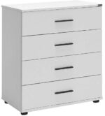Συρταριέρα SFN-604-BB Λευκή 65x78x41cm