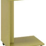 Τραπεζάκι SHP-108-YY C-Shape Κιτρινοπράσινο Μ45xΥ65xΒ45cm