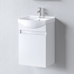 Πάγκος SIENA WHITE 45 S3BSI045GL0 41x25x60cm, Νιπτήρας 45x37cm