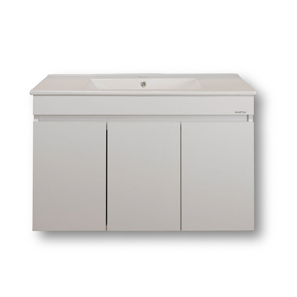 Suspended_Base_unit_Omega_white_90-1 ΠΑΓΚΟΣ OMEGA WHITE 85 S3BOM085GLN Πάγκος 82x44x60, Νιπτήρας 85x45 - Image 1