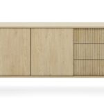 Μπουφές Tavo με συρτάρια Φυσικό 153x79x39cm