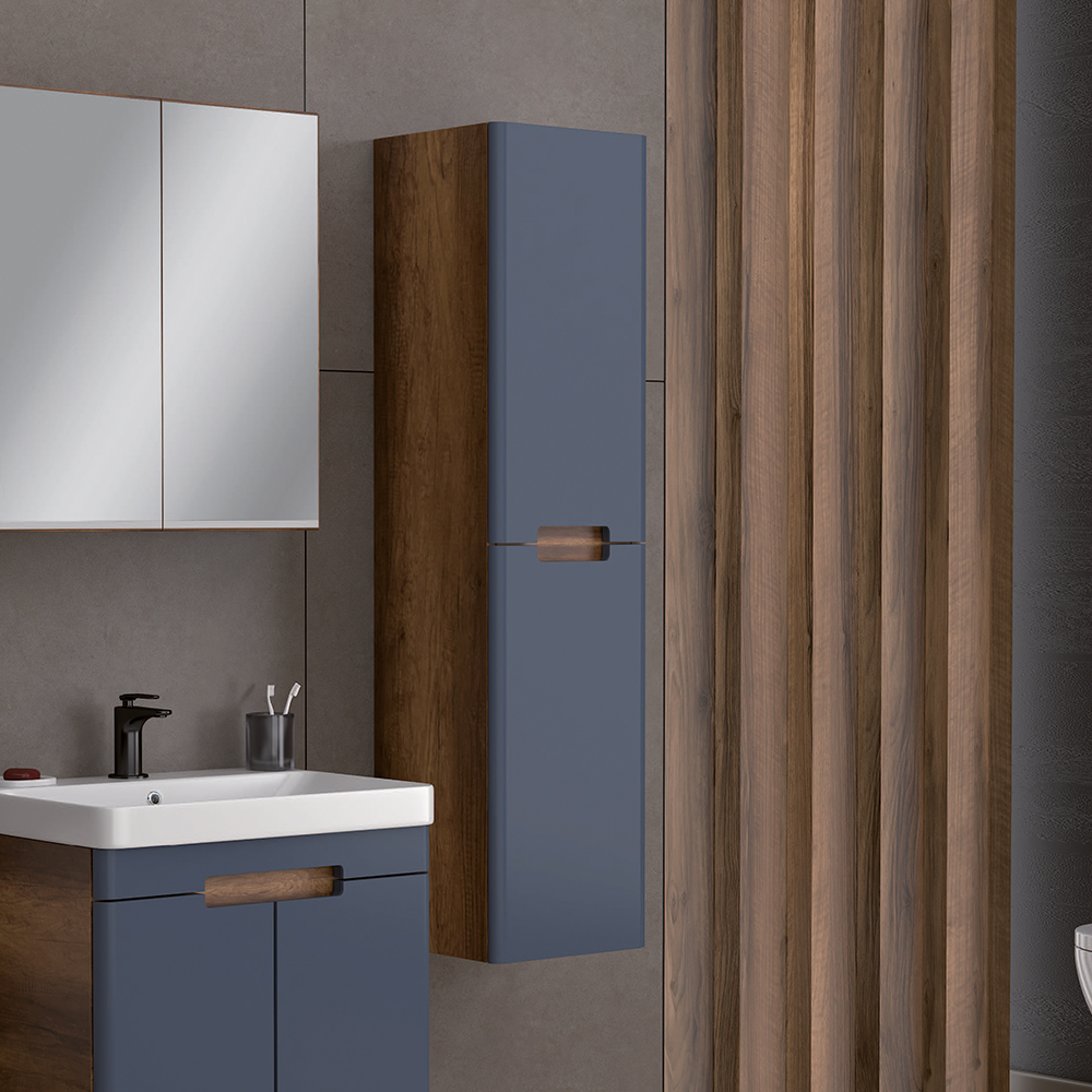 TREND-BOY Στήλη TREND Ανθρακί MDF 18mm Λάκα 34 3CTRE034ABM κρεμαστή - Image 1