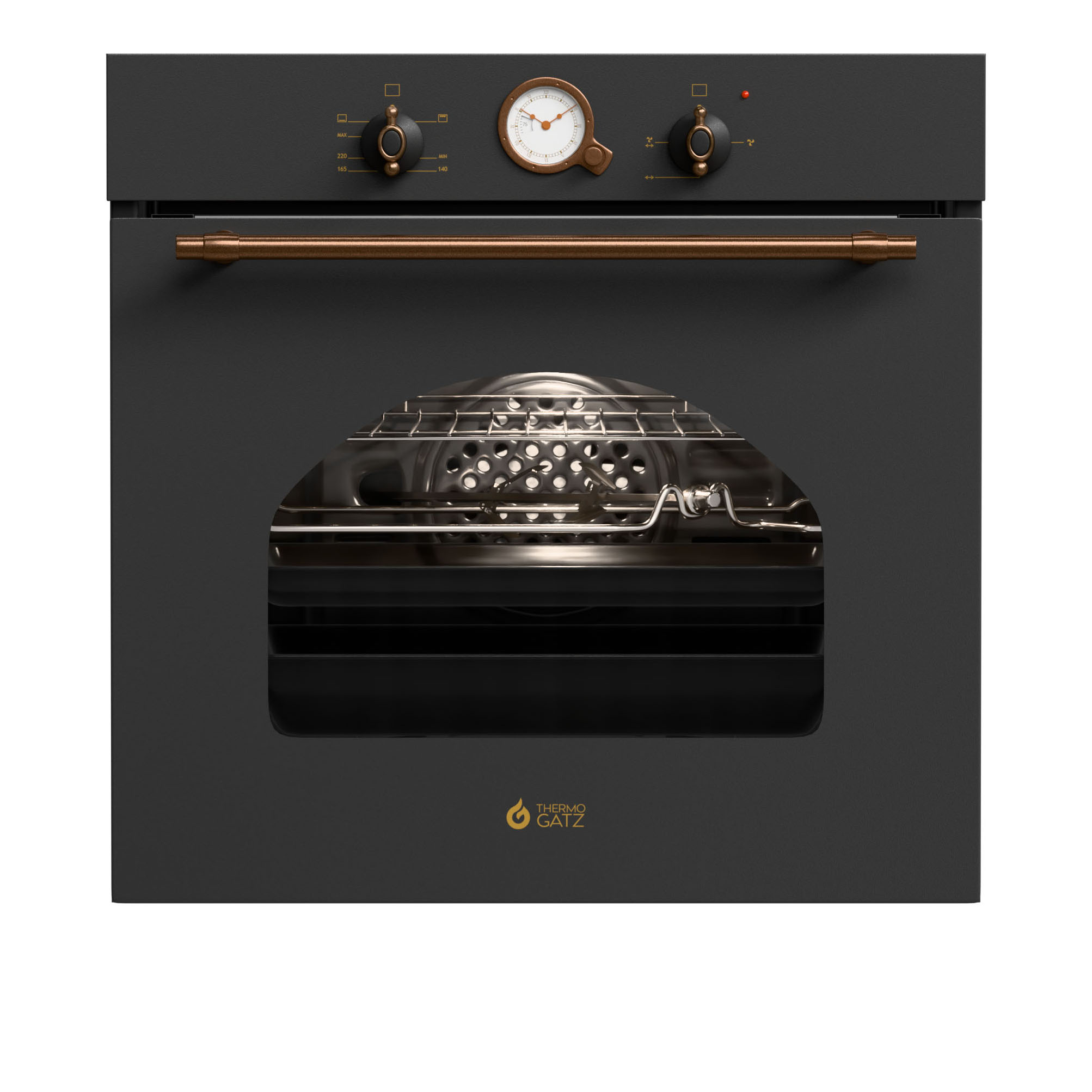 Thermogatz_Fournos_Aeriou_Gas_Oven_TGS_5511_BL_RUSTIC__2_ ΦΟΥΡΝΟΣ ΑΕΡΙΟΥ TGS 5511 BL RUSTIC MULTIGAS - Image 1