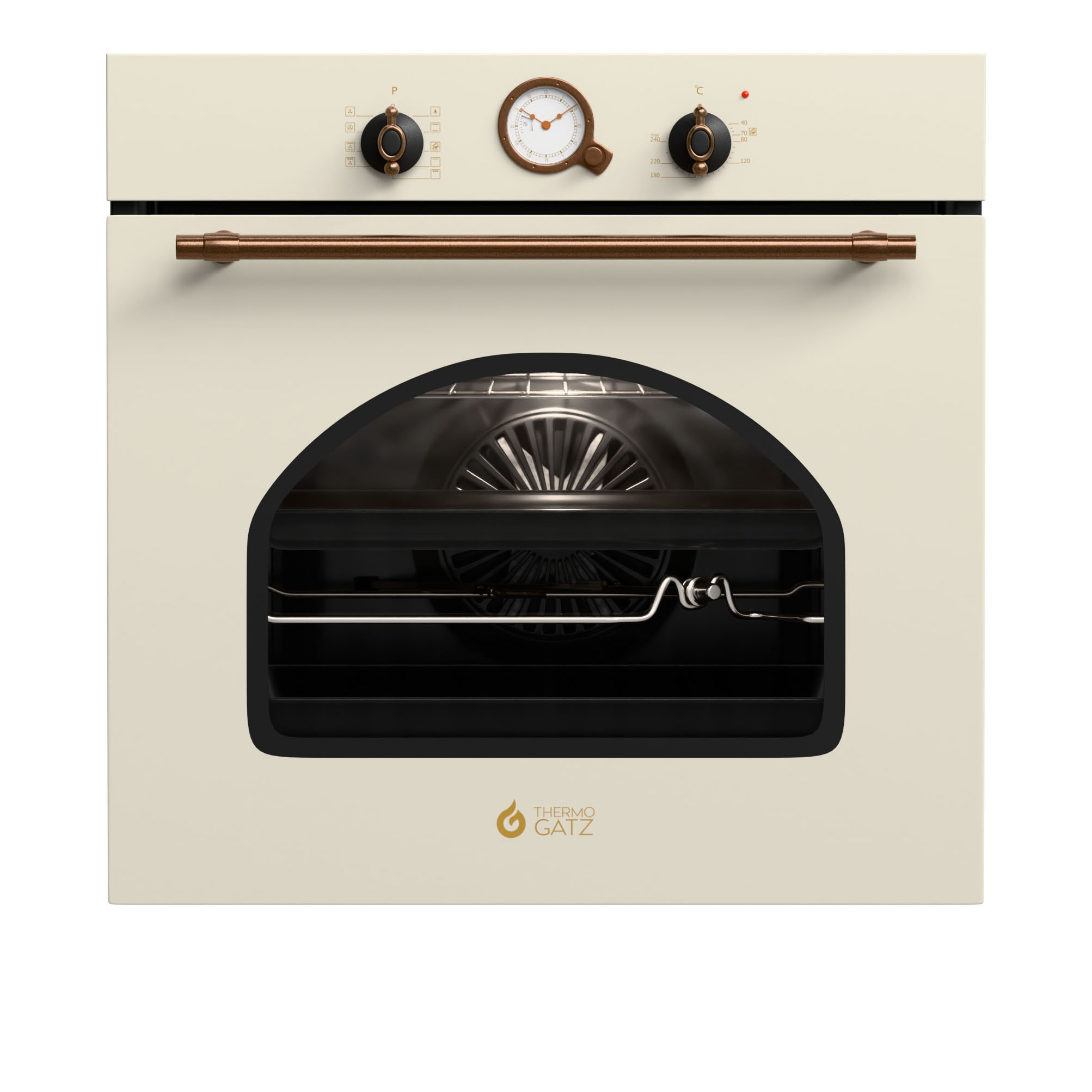 Thermogatz_Fournos_Hlektrikos_Electric_Oven_TGS_6680_XL_BEIGE__2_ ΦΟΥΡΝΟΣ ΗΛΕΚΤΡΙΚΟΣ TGS 6680 XL BEIGE 80Lt - Image 1