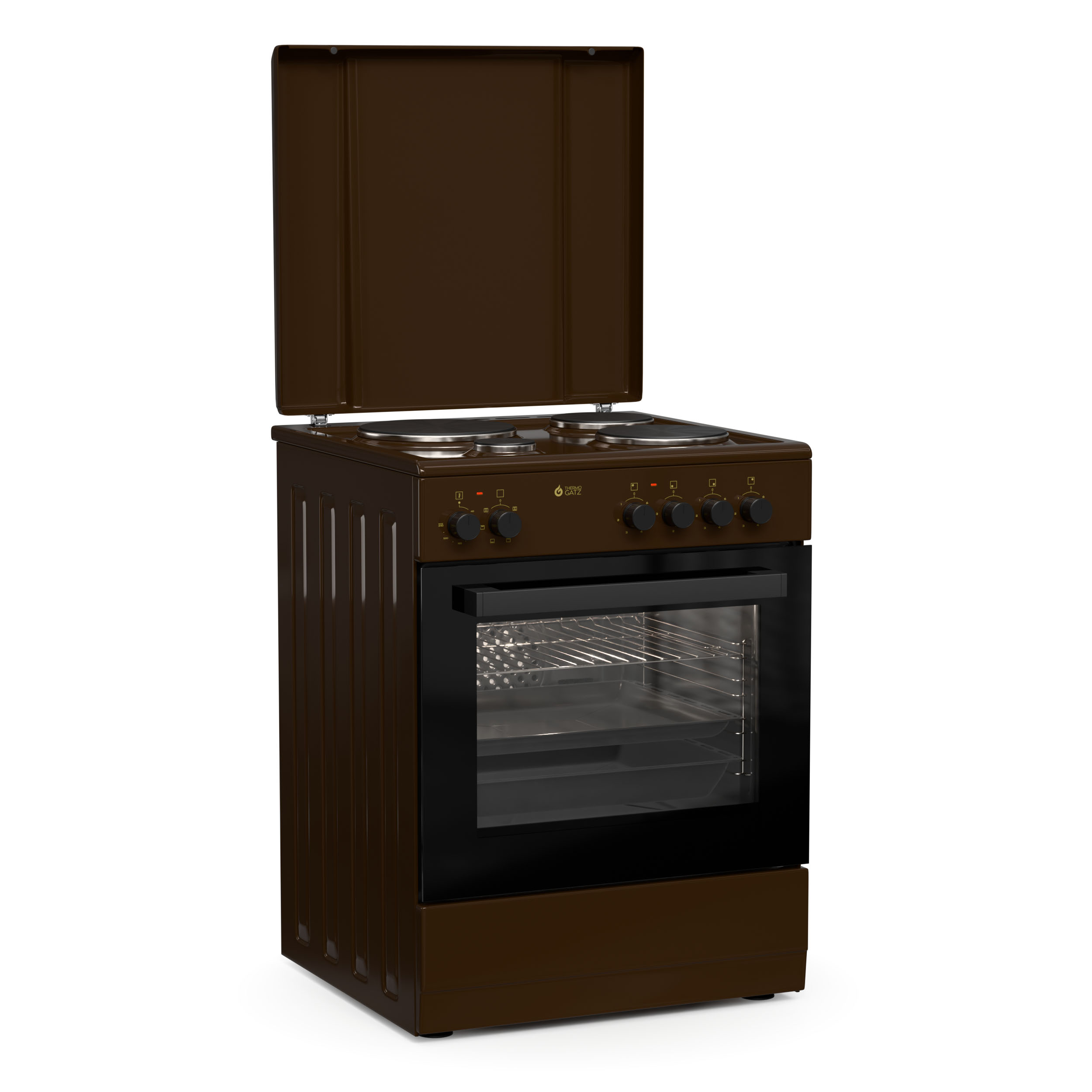 Thermogatz_Kouzina_Hlektriki_Electric_Cooker_TGS_E124_BR_TURBO__2_ ΚΟΥΖΙΝΑ ΗΛΕΚΤΡΙΚΗ TGS E124 BR TURBO - Image 1