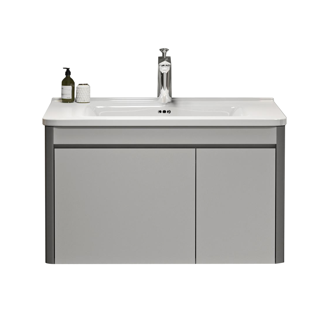 YVONNE-80-2 ΣΕΤ ΠΑΓΚΟΥ YVONNE 60cm χρ.GREY S3BYVO060GR - Image 1
