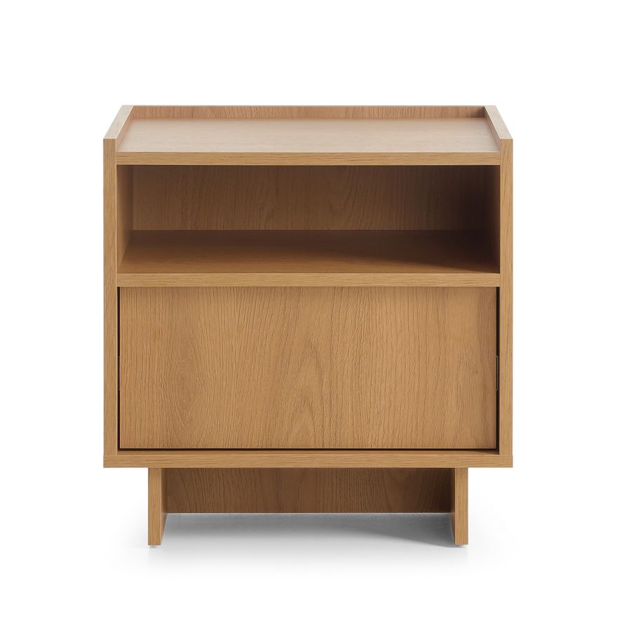 Yasumi_S50 Κομοδίνο Yasumi Καραμελί Δρυς 51x50x39cm - Image 1
