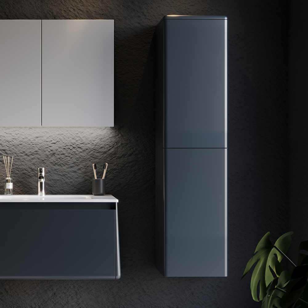 bella-cabine-mat-antrasit Στήλη BELLA Ανθρακί MDF 18mm Λάκα 35 3CBEL035ANM κρεμαστή - Image 1