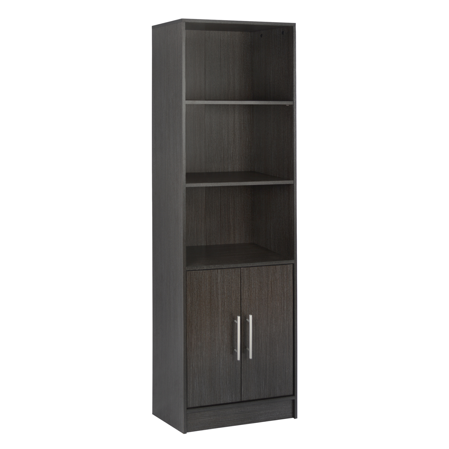 bibliothiki-melaminis-fb9202701-zebrano- ΒΙΒΛΙΟΘΗΚΗ ΜΕΛΑΜΙΝΗΣ ENSLEY HM2027.01 ZEBRANO 60X30X180 εκ. - Image 1