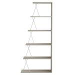 ΒΙΒΛΙΟΘΗΚΗ ΜΕΛΑΜΙΝΗΣ MINI TARS SONOMA ΛΕΥΚΟ HM2241.11 65x22-24x146Υεκ. - Image 3