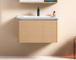 ΣΕΤ ΠΑΓΚΟΥ DIMITRA 60cm χρ.GOLDEN WOOD (HDPE)