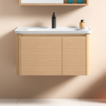 ΣΕΤ ΠΑΓΚΟΥ DIMITRA 60cm χρ.GOLDEN WOOD (HDPE)