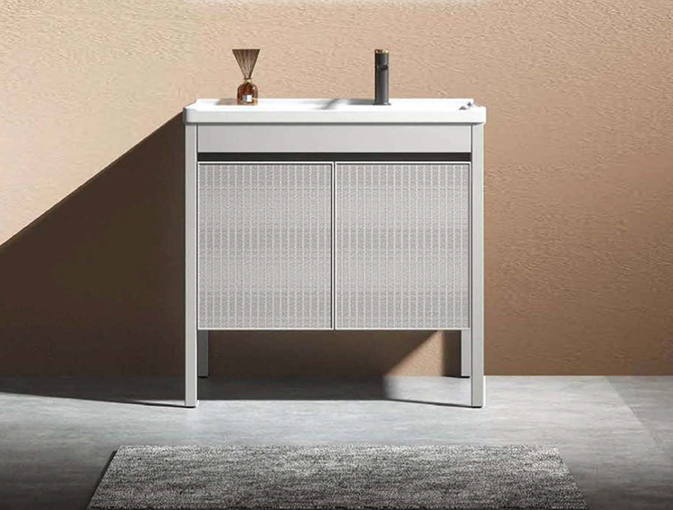 cabinet-DRYAS ΣΕΤ ΠΑΓΚΟΥ DRYAS 80cm χρ.SILVER GREY ΠΟΛΥΑΙΘΥΛΕΝΙΟ (HDPE High Density) - Image 1