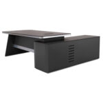 ΓΡΑΦΕΙΟ ΕΠΑΓΓΕΛΜΑΤΙΚΟ ΑΡΙΣΤΕΡΗ ΓΩΝΙΑ ROSEWOOD HM2083L 220X180X76Υεκ. - Image 4