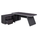 ΓΡΑΦΕΙΟ ΕΠΑΓΓΕΛΜΑΤΙΚΟ ΑΡΙΣΤΕΡΗ ΓΩΝΙΑ ROSEWOOD HM2084L 220X180X76Υεκ. - Image 3