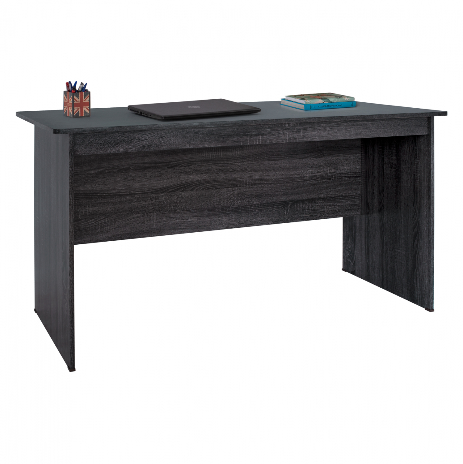 grafeio-melaminis-150x71x745-fb9228401-s ΓΡΑΦΕΙΟ ΜΕΛΑΜΙΝΗΣ HAYDEN 150x71x74,5 HM2284.01 ΣΕ ΑΝΘΡΑΚΙ ΧΡΩΜΑ - Image 1