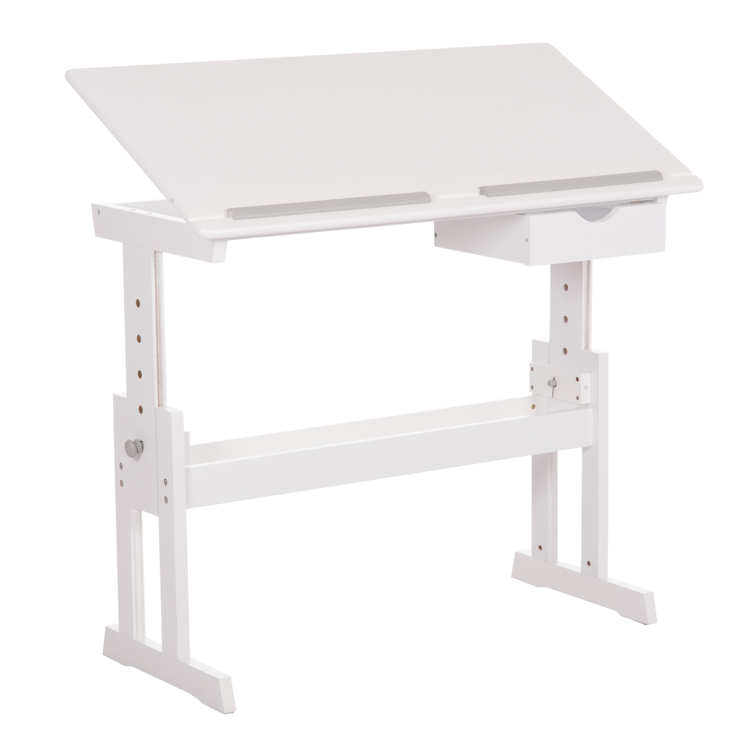 grafeio-schediastirio-paidiko-fb918289-m ΓΡΑΦΕΙΟ/ΣΧΕΔΙΑΣΤΗΡΙΟ ASCENT HM18289 MDF ΣΕ ΛΕΥΚΟ 109x55x87,5Υεκ - Image 1