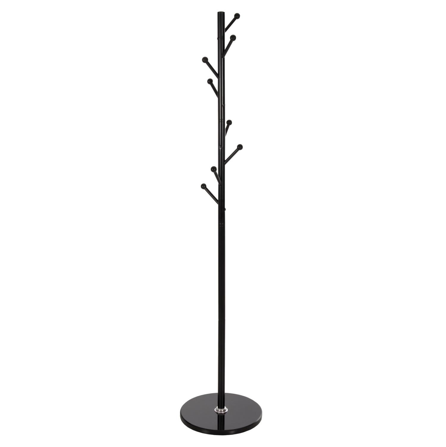 kalogeros-fb9957601-metallikos-8-simeion ΚΑΛΟΓΕΡΟΣ HM9576.01 ΜΕΤΑΛΛΙΚΟΣ 8 ΣΗΜΕΙΩΝ ΣΕ ΜΑΥΡΟ ΧΡΩΜΑ Φ37x175Yεκ. - Image 1