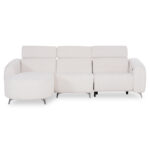 ΚΑΝΑΠΕΣ ΑΡΙΣΤΕΡΗ ΓΩΝΙΑ 3Θ ΜΕ RECLINE VALENTE HM3317.02L ΜΠΕΖ ΥΦΑΣΜΑ 275x160x104Yεκ - Image 3