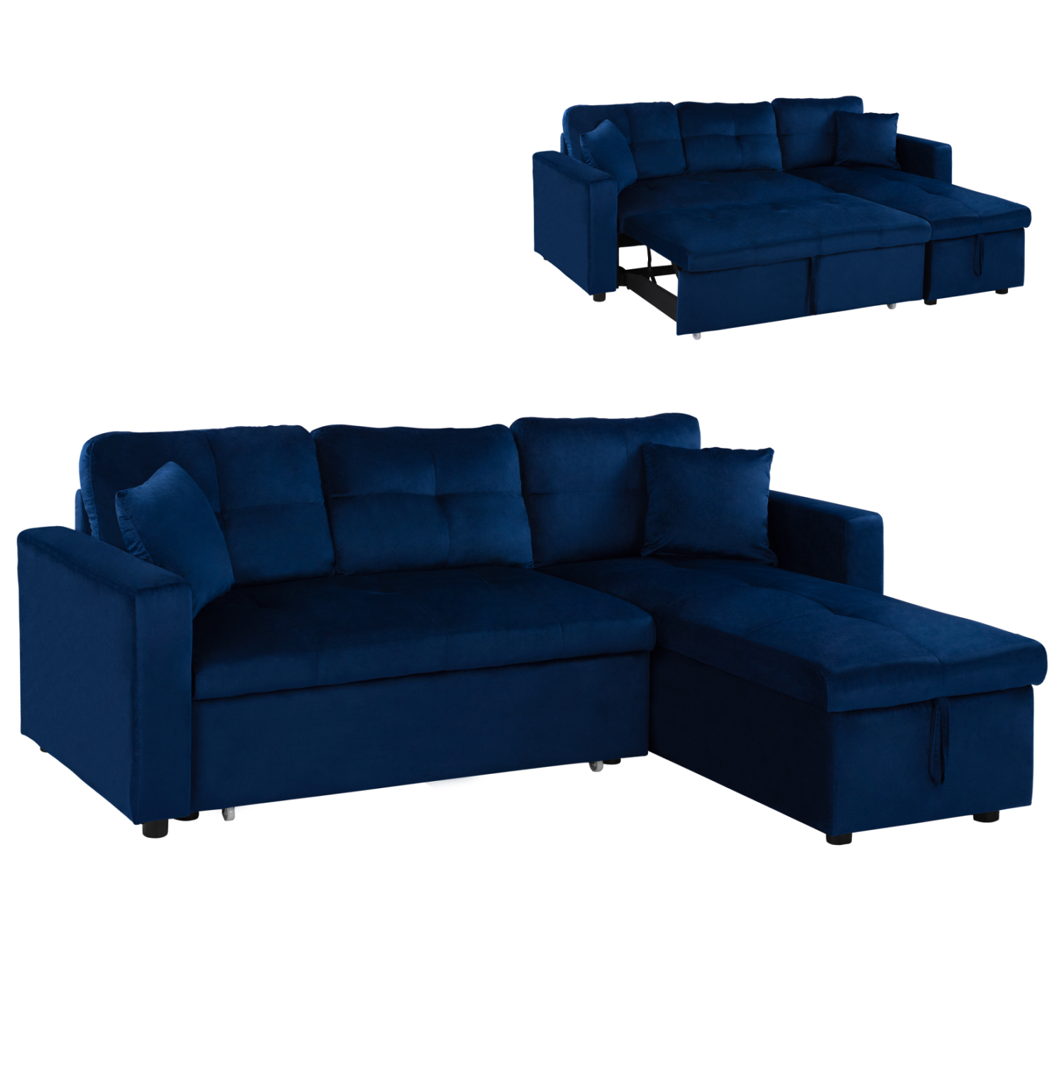 kanapes-gonia-krebati-beloydo-mple-224x1 ΚΑΝΑΠΕΣ ΓΩΝΙΑ ΚΡΕΒΑΤΙ WAYNE 224x147x85Υεκ. HM3028.18 ΒΕΛΟΥΔΟ ΜΠΛΕ - Image 1