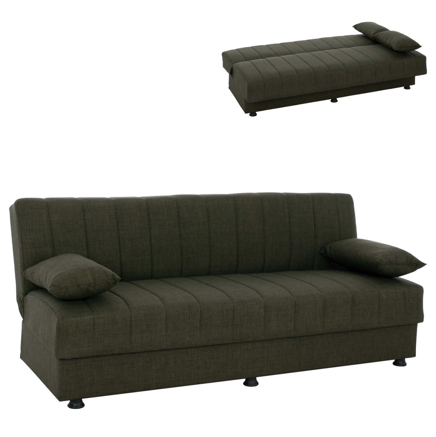 kanapes-krebati-andri-trithesios-dark-ol ΚΑΝΑΠΕΣ ΚΡΕΒΑΤΙ ANDRI ΤΡΙΘΕΣΙΟΣ DARK OLIVE HM3239.05 180x72x77 εκ. - Image 1