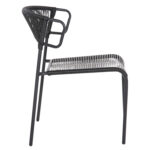 ΚΑΡΕΚΛΑ SUKI HM6053.02 ΜΕΤΑΛΛO KAI ΣΥΝΘΕΤΙΚΟ RATTAN ΣΕ ΜΑΥΡΟ 54x62x80Υεκ - Image 4