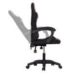 ΚΑΡΕΚΛΑ GAMING STRATUS HM1231.01 ΜΑΥΡΟ PVC--ΜΕ ΜΑΞIΛΑΡΑΚΙΑ ΜΕΣΗΣ/ΚΕΦΑΛΗΣ 60x59x117Υεκ - Image 4
