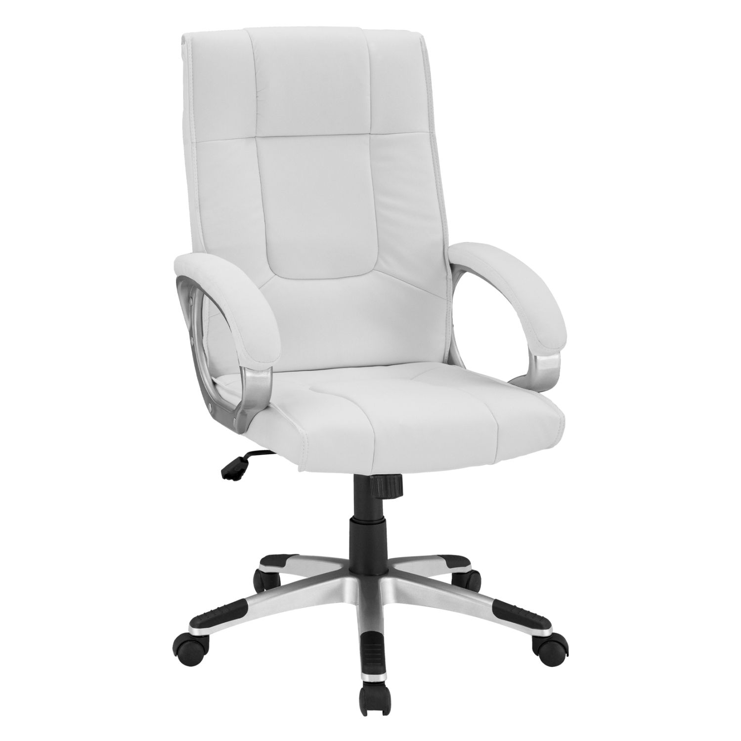 karekla-grafeioy-dieythyntiki-fb9109202- ΚΑΡΕΚΛΑ ΓΡΑΦΕΙΟΥ CHANDER HM1092.02 ΛΕΥΚΗ 63x66x116 εκ. - Image 1