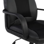 ΚΑΡΕΚΛΑ ΓΡΑΦΕΙΟΥ GAMING SIVIR HM1001.01 ΜΕ  ΜΑΥΡΟ PU 59x 60x115 εκ. - Image 6
