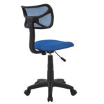 ΚΑΡΕΚΛΑ ΓΡΑΦΕΙΟΥ AKHILA HM1026.06 ΜΠΛΕ ΥΦΑΣΜΑ MESH 40,5x50,5x91,5 εκ. - Image 5