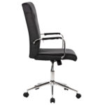 ΚΑΡΕΚΛΑ ΓΡΑΦΕΙΟΥ JOSEF HM1181.04 ΜΑΥΡΟ ΒΕΛΟΥΔΟ-INOX ΒΑΣΗ 58x61x105-113Yεκ. - Image 4